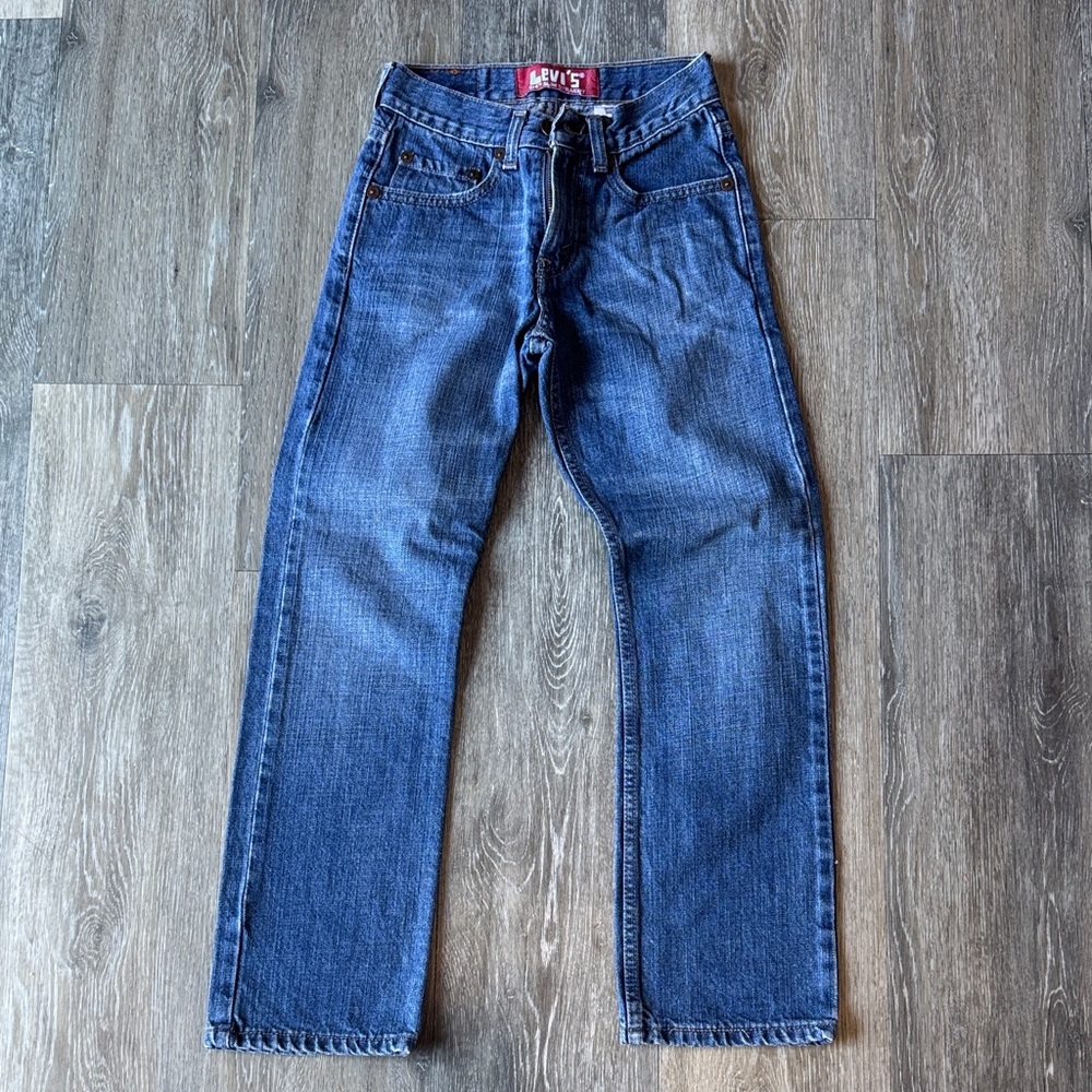 Levi's Dark Blue Straight Jeans